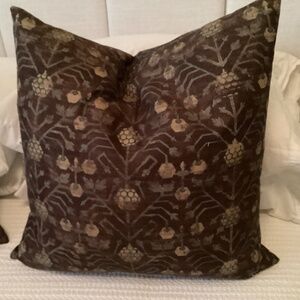 Pair of custom pillow covers  in Zak + Fox Khotan Currant